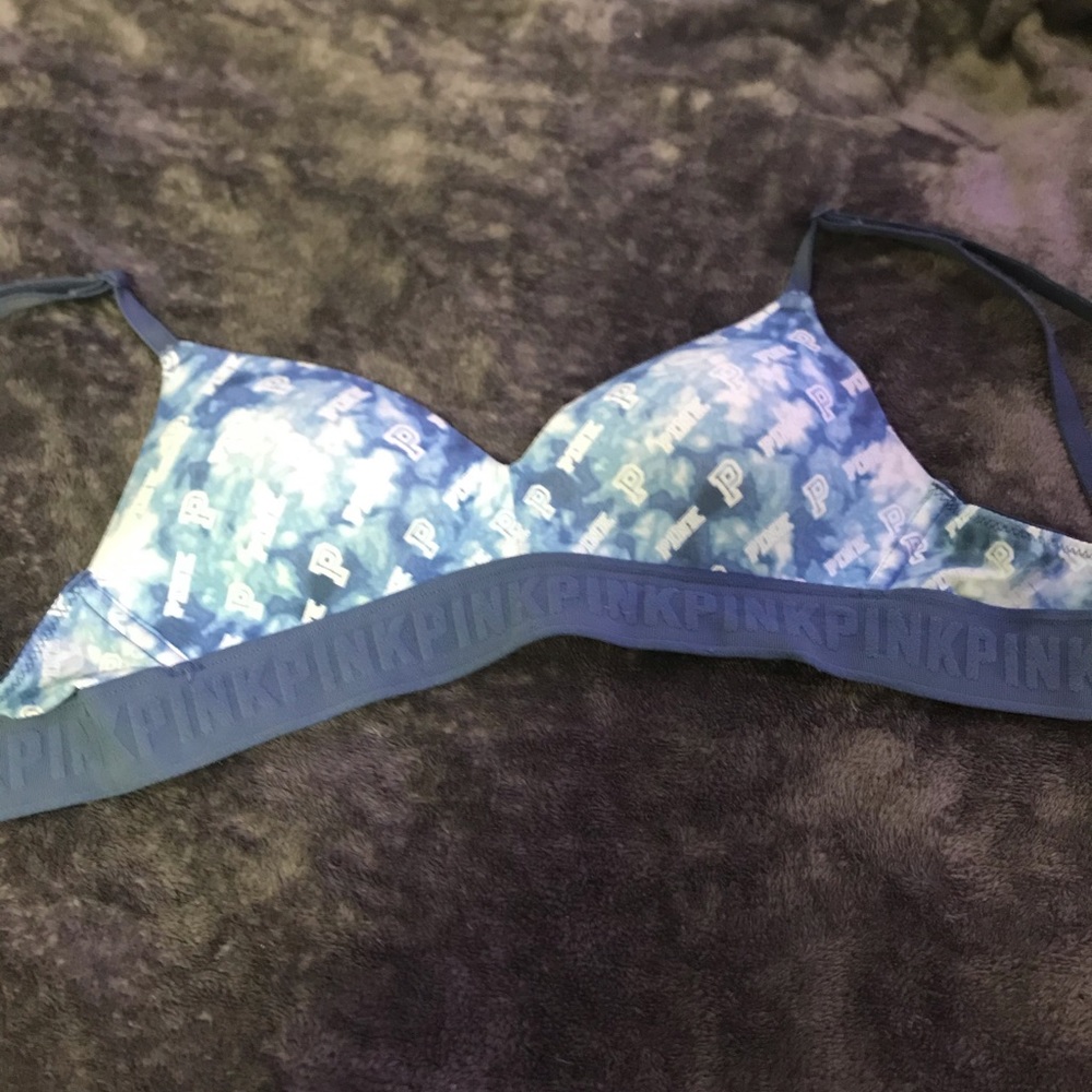 blue bra